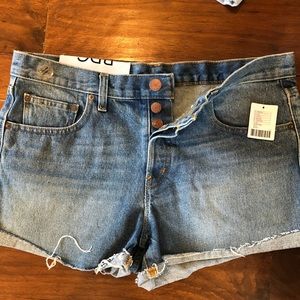 NWT BDG tomgirl midrise demin shorts